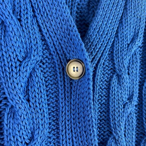 Anthropologie Pilcro Cable-Knit Sweater Vest Cardigan - Picture 8 of 11